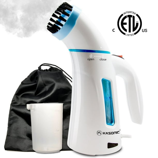 Safe and Little Handy Curtain with Accessories Black Handheld Steamer for Garment and Fabric Steamer for Clothes Travel and Home Portable Anti-Spill Compact Mini Steamer for Shirt